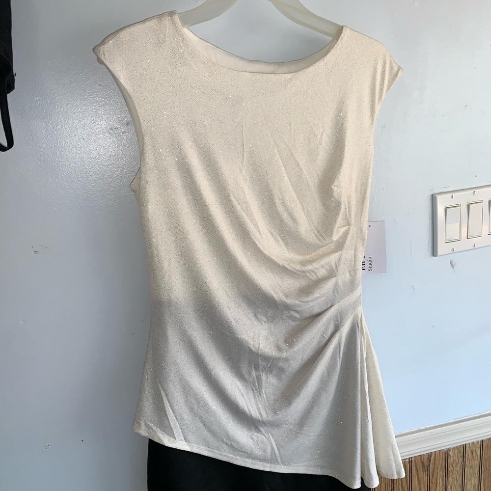 Elegant Cream Women's Top